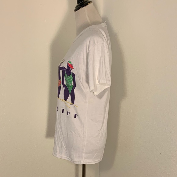 NWOT Eillat Beach Life T-Shirt Top- Size Large - Picture 4 of 7